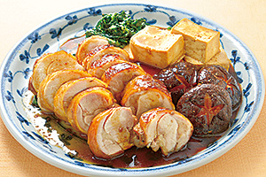 鶏モモ肉のすき焼きチャーシューの写真